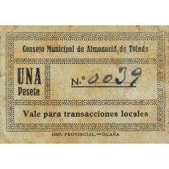 1 Peseta Almonacid