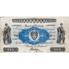 10 Pounds Bank of Ireland