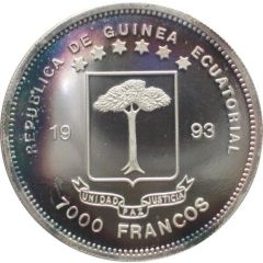 7000 Francos CFA African Elephant