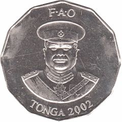 50 Seniti - Taufa`ahau Tupou IV FAO, magnetic