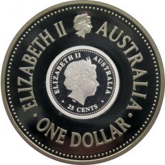 1.25 Dollars - Elizabeth II 4th Portrait - FIFA World Cup 2006 - Silver Proof