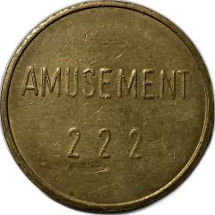 Token - Amusement 22 No Cash Value