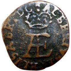 2 Denier- Albert VII and Isabella