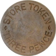 3 Pence West Caicos Sisal Company