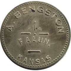 1 Dollar - A. Bengston Falun, KS