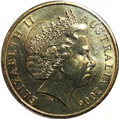 1 Dollar - Elizabeth II 4th Portrait - XVIII Commonwealth Games Melbourne 2006