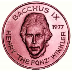 Mardi Gras Token - Bacchus Henry Winkler, New Orleans, Louisiana