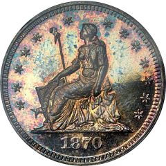 25 Cents `1870 Quarter Dollar` Pattern