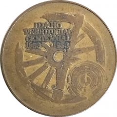 Medallion - Idaho Territorial Centennial