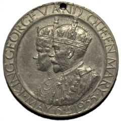 Medal - George V Silver Jubilee, Pinches, aluminium