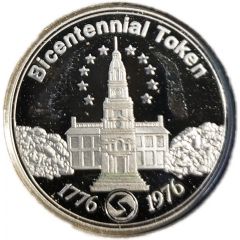 1 Fare - Bicentennial SEPTA Token Philadelphia, Pennsylvania