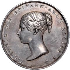 Medal - Victoria Coronation, G.R.Collis, silver