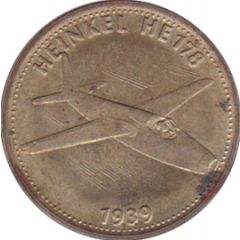 Shell Token - Flight and space flight Heinkel He178 - 1939