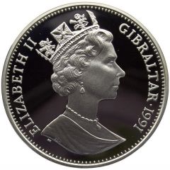 1 Crown - Elizabeth II Royal Yacht `Britannia`, Silver Proof