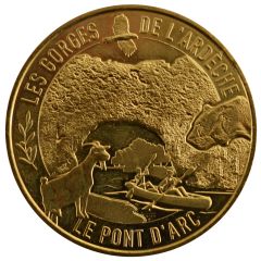 Tourist token - Monnaie de Paris - Vallon-Pont-d’Arc - Les Gorges de l’Ardèche Pont d’Arc n°2