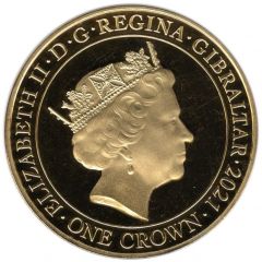 1 Crown - Elizabeth II Remembrance 2021