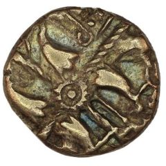 Gold ¼ Stater - East WiItshire Dahlia Horse Left