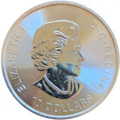 10 Dollars - Elizabeth II Twin Maples, 2 oz Bullion
