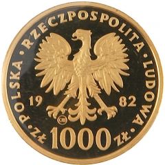 1000 Zlotys Papal Visit