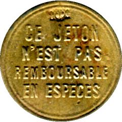 Bon pour un trajet de 25 Centimes OTL Lyon [69]