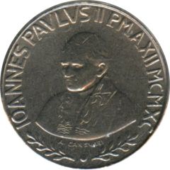 50 Lire - Ioannes Paulus II Radiant Cross