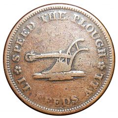 Hard Times Token - Walsh`s General Store Lansingburgh, NY
