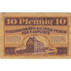 10 Pfennig Kolonialwaren-Handels-Verein