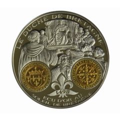 Ecu d`or au soleil de Bretagne Louis XII 1498