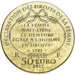 50 Euros Olympe de Gouges