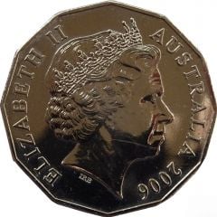 50 Cents - Elizabeth II 4th Portrait - XVIII Commonwealth Games Lawn Bowls
