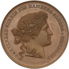 Prize medal - Gardening club Hamburg-Altona