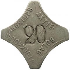 20 Öre - Stockholms Ångslups Aktiebolag C.C. Sporrong and Co