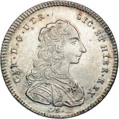 60 Grana, 1/2 Piastra - Carlo I