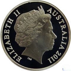 1 Cent - Elizabeth II 4th Portrait - Silver Proof Issue