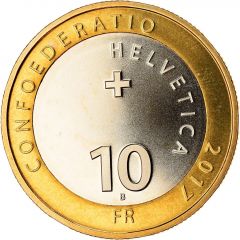 10 Francs Alpine gentian