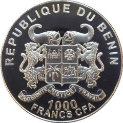 1000 Francs CFA Zebres of Africa