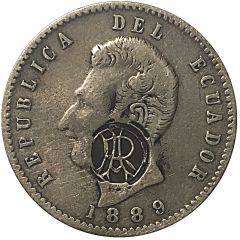 2 Décimos Galapagos Counterstamp