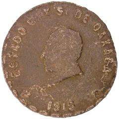 50 Centavos Provisional Government, Long Pointed Truncation, Lead