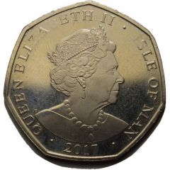 50 Pence - Elizabeth II First House of Keys Election
