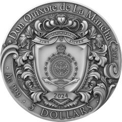 5 Dollars - Charles III Don Quixote of La Mancha