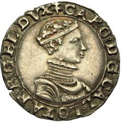 1/4 Teston - Charles III Juvenile bust