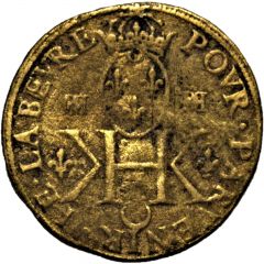 Jeton - Henri II et Catherine de Médicis