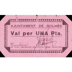 1 Peseta Golmés