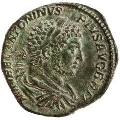 Sestertius - Caracalla P M TR P XVI COS IIII P P S C, Libertas