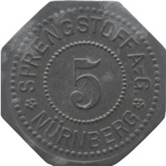 5 Pfennig - Nürnberg Sprengstoff A.G.