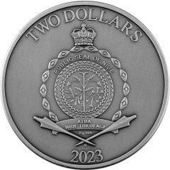 2 Dollars - Charles III Haab Calendar