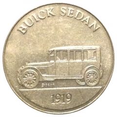 Token - Sunoco Antique Car Coins - Series 1 Buick Sedan