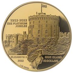 50 Dollars - Elizabeth II Platinum Jubilee