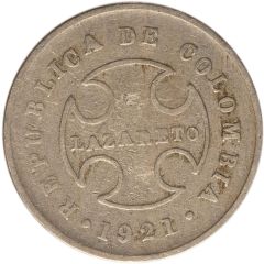 10 Centavos Leprosarium Coinage