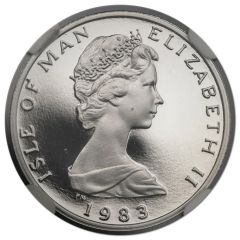 1/2 Penny - Elizabeth II Stylized herring, Silver